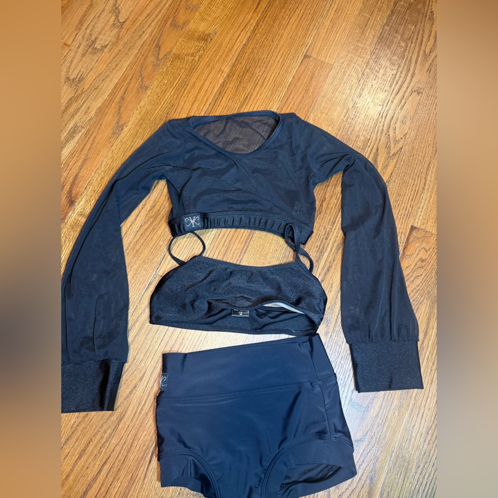 Chic Black Activewear Set